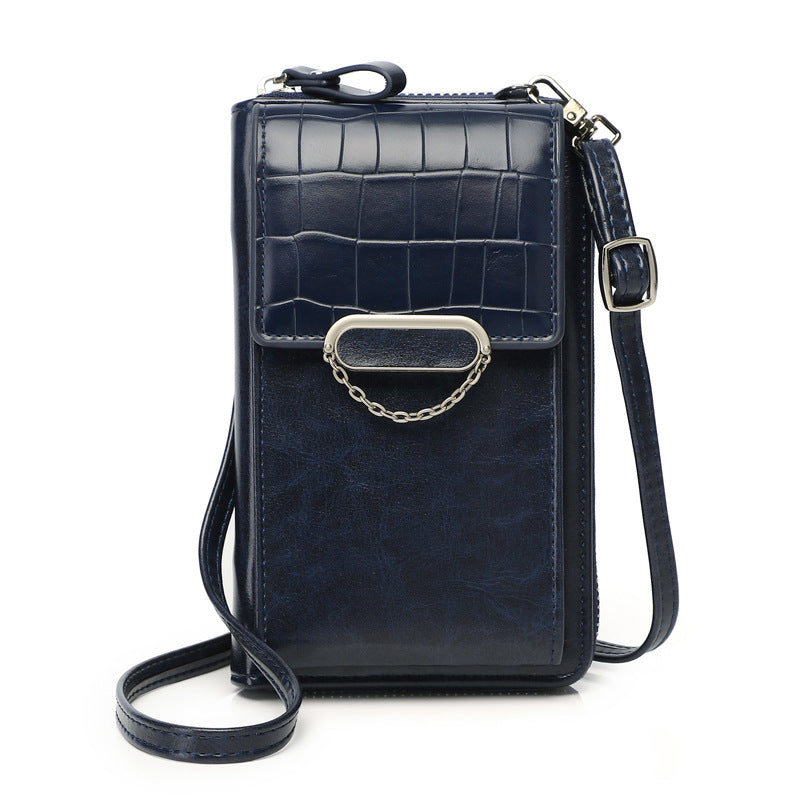 Mobile Phone Bag For Women Chain Stone Pattern Design Shoulder Bags Mobile Phone Bag For Women Chain Stone Pattern Design Shoulder Bags